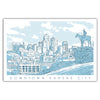 Downtown Kansas City Postcard - Bozz Prints