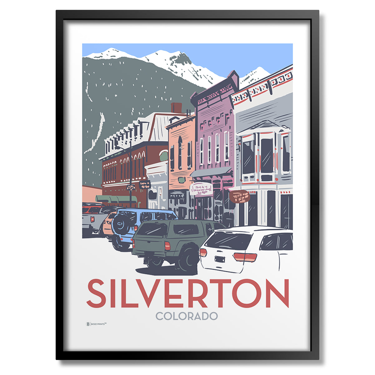 Downtown Silverton Print - Bozz Prints