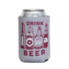 Drink Iowa Beer Can Cooler - Bozz Prints