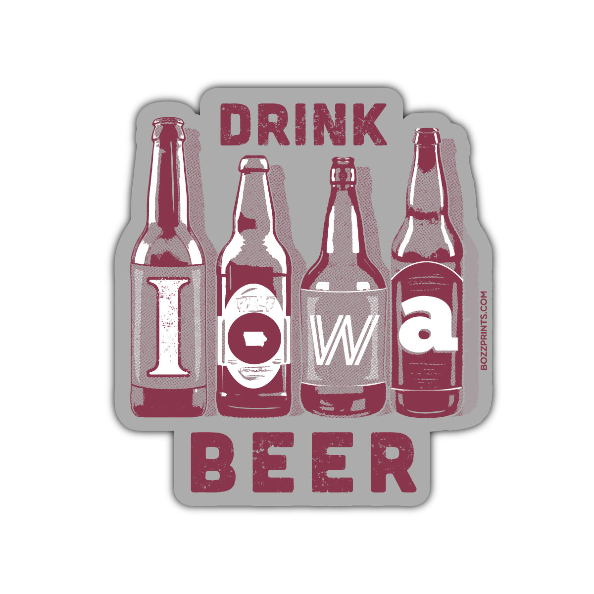 Drink Iowa Beer - Bozz Prints