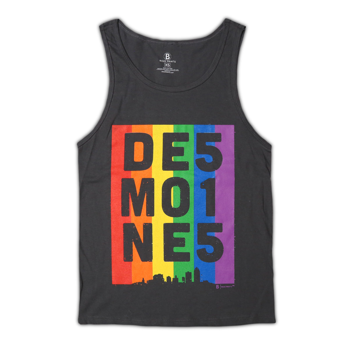 Des Moines 515 Pride Tank Top - Bozz Prints