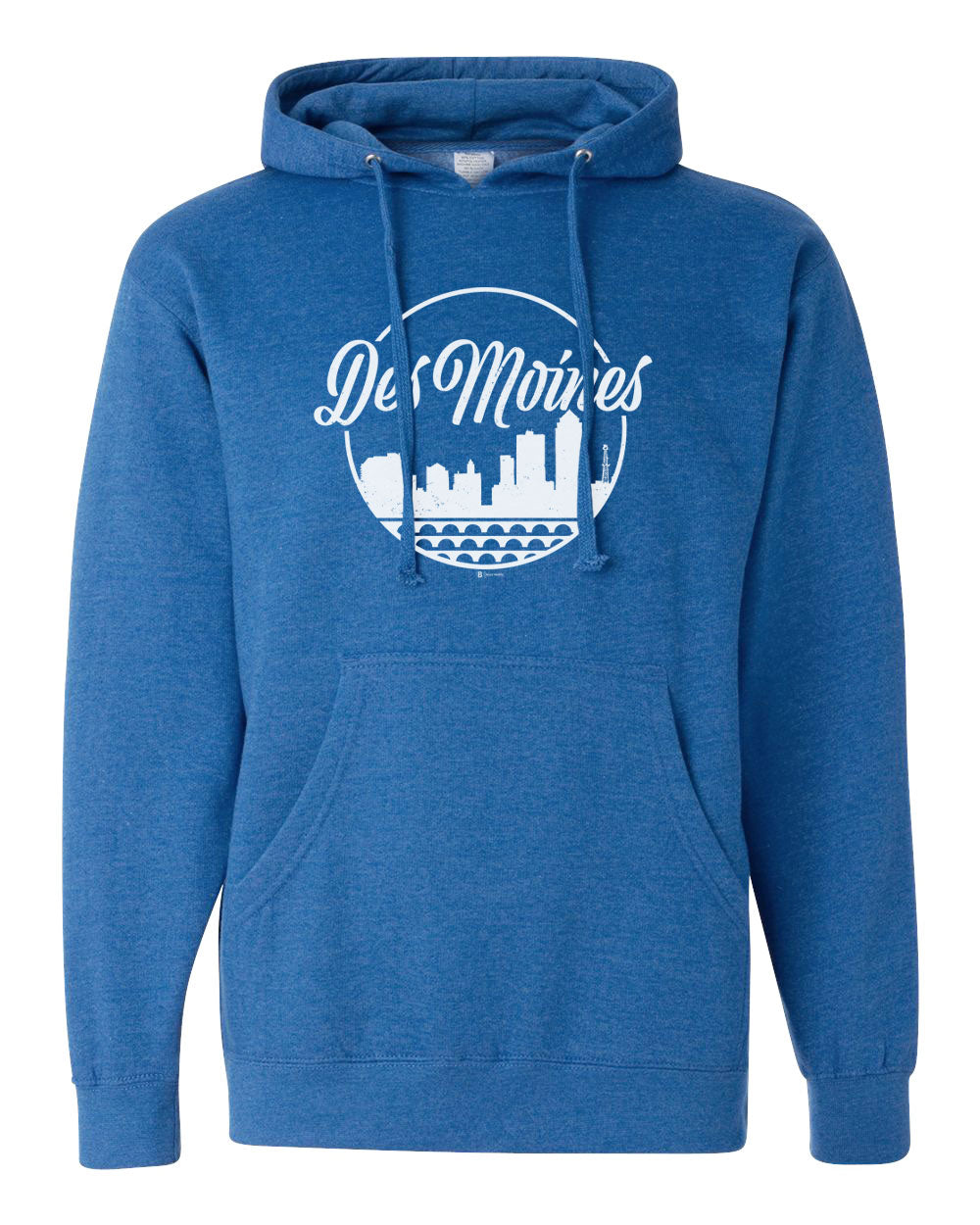 Des Moines Hometown Hooded Sweatshirt - Bozz Prints