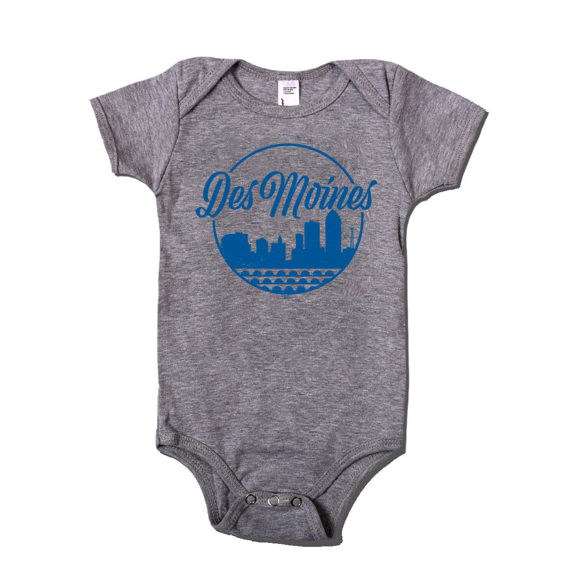 Des Moines Hometown Onesie - Bozz Prints