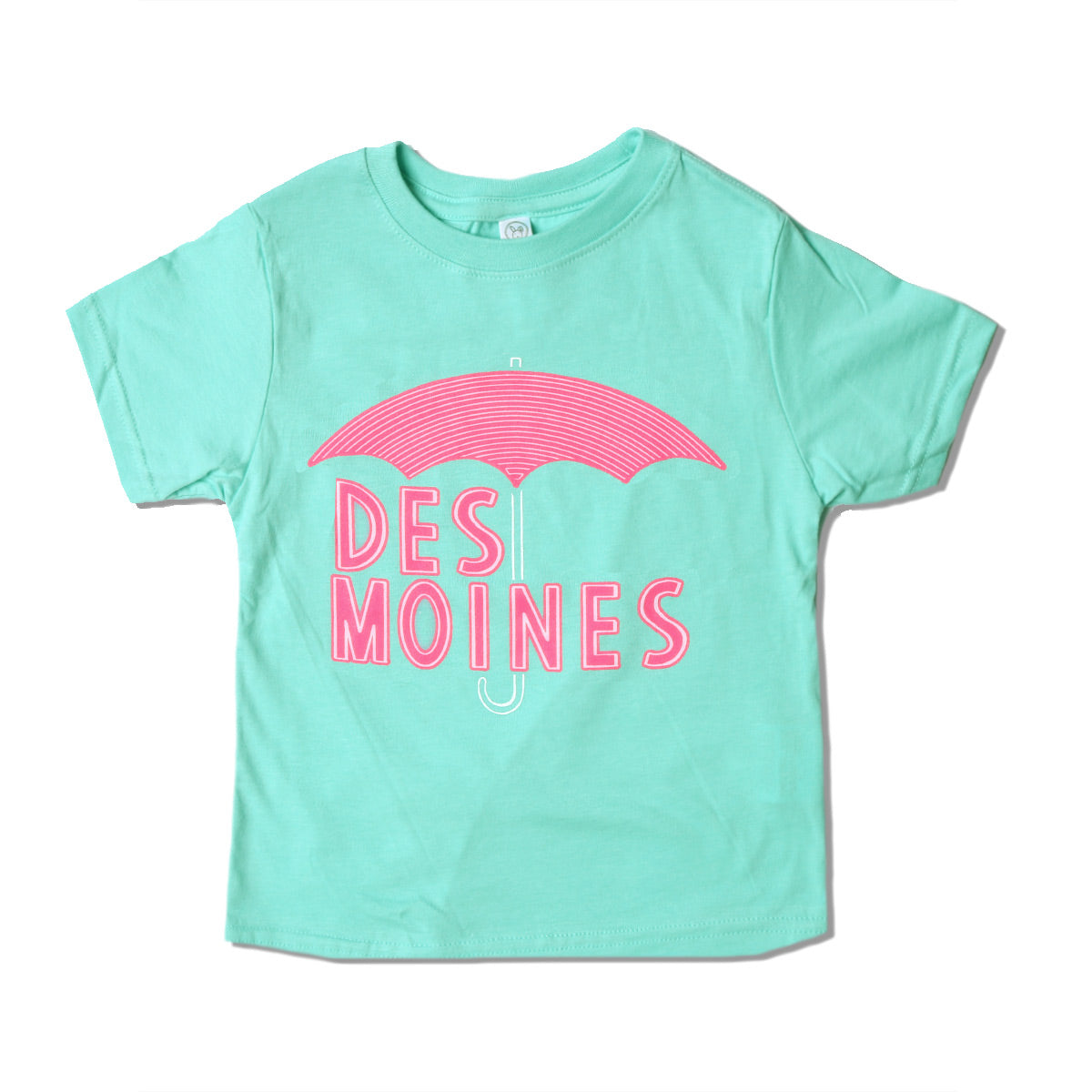 Des Moines Umbrella Watermelon Kids T-Shirt - Bozz Prints