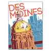Des Moines Capitol Greeting Card - Bozz Prints