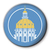 Des Moines Capitol Icon Round Coaster - Bozz Prints