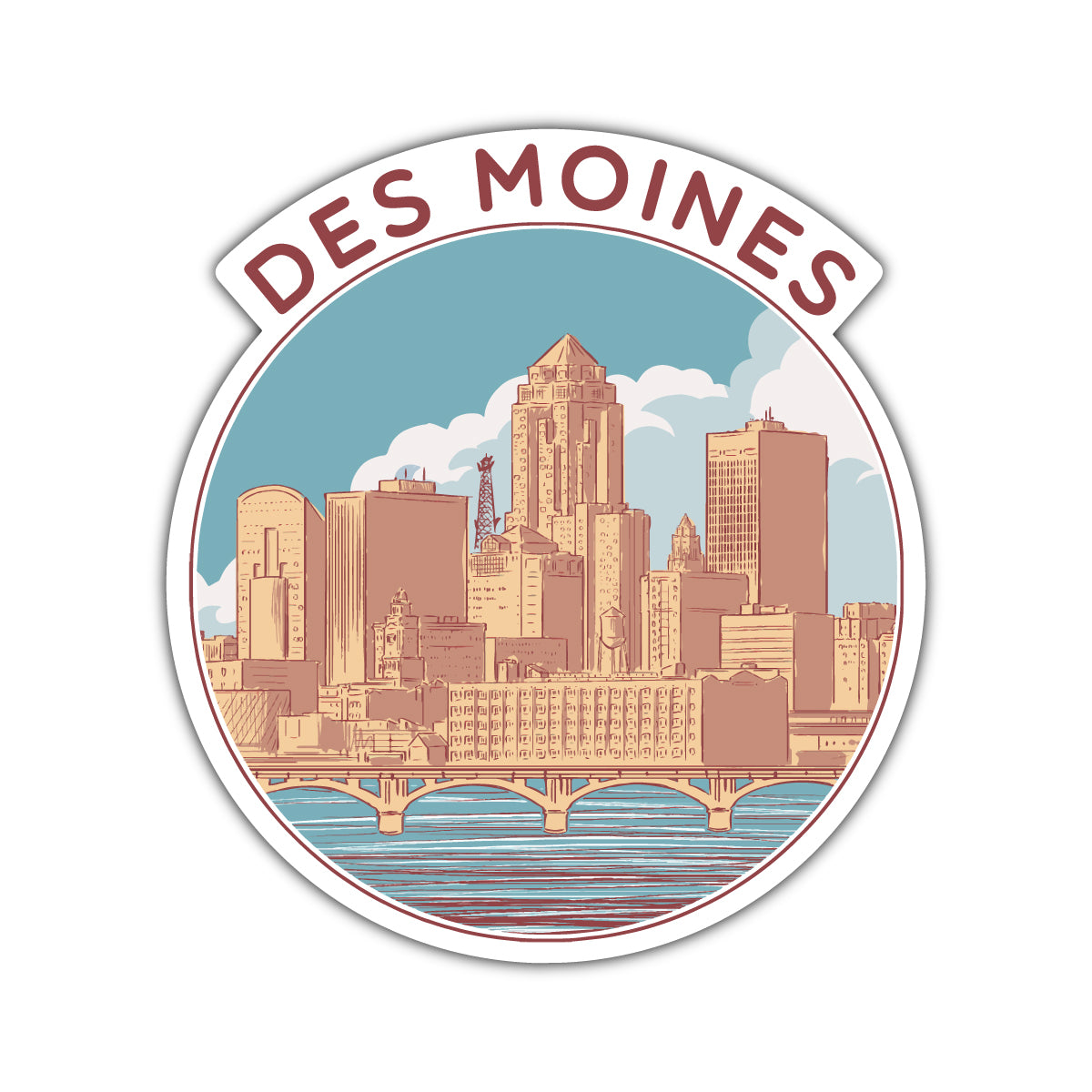 Des Moines Circle - Bozz Prints