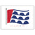 Des Moines Flag Greeting Card - Bozz Prints