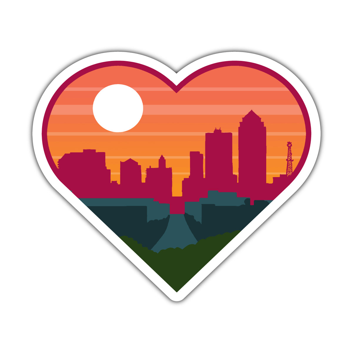 Des Moines Heart - Bozz Prints