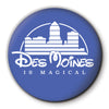 Des Moines is Magical Round Coaster - Bozz Prints