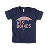 Des Moines Umbrella Kids T-Shirt - Bozz Prints