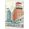 Des Moines Umbrella Postcard - Bozz Prints