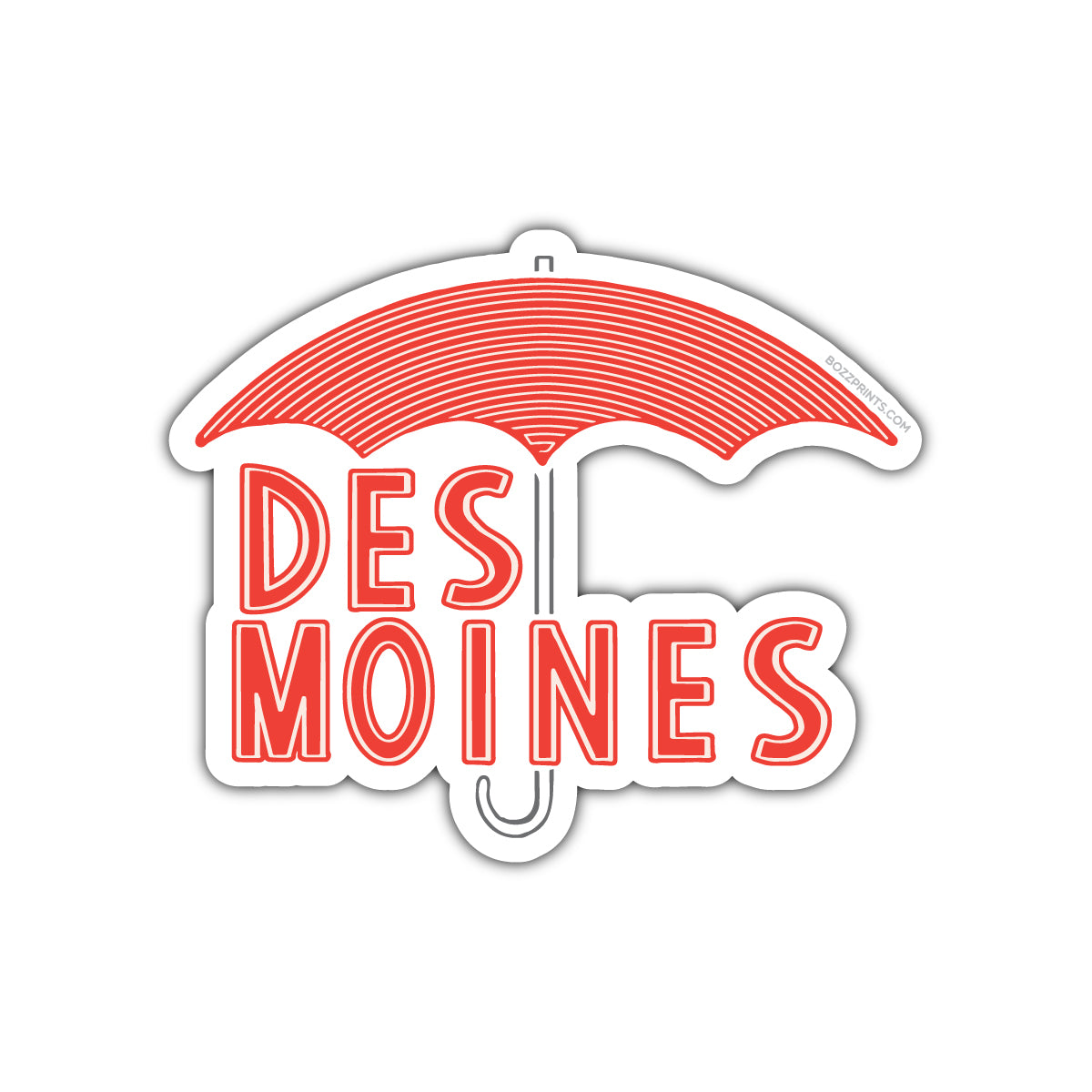 Des Moines Umbrella - Bozz Prints