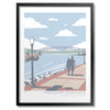 Dubuque Mississippi Riverwalk Print - Bozz Prints
