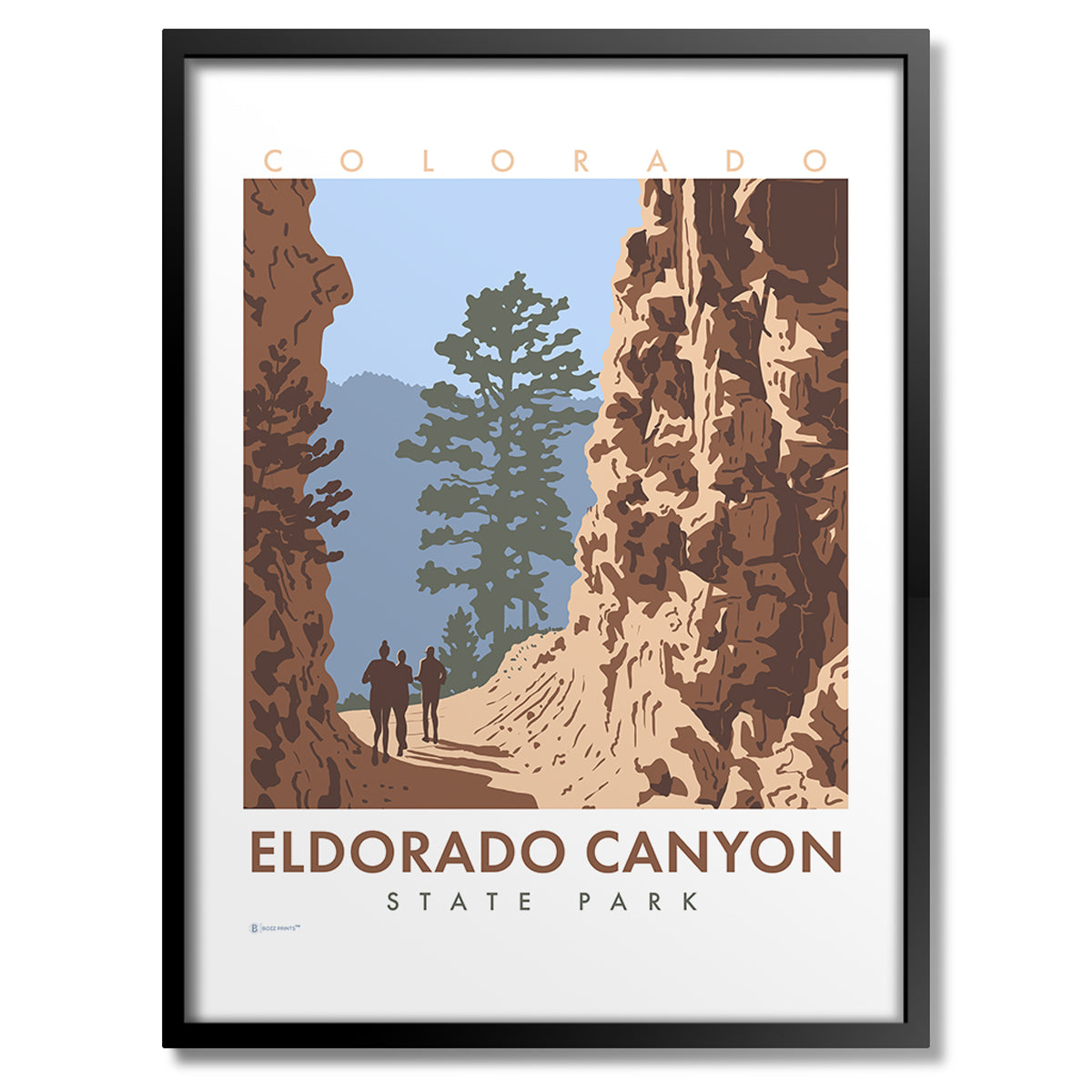Eldorado Canyon - Colorado State Park Print - Bozz Prints