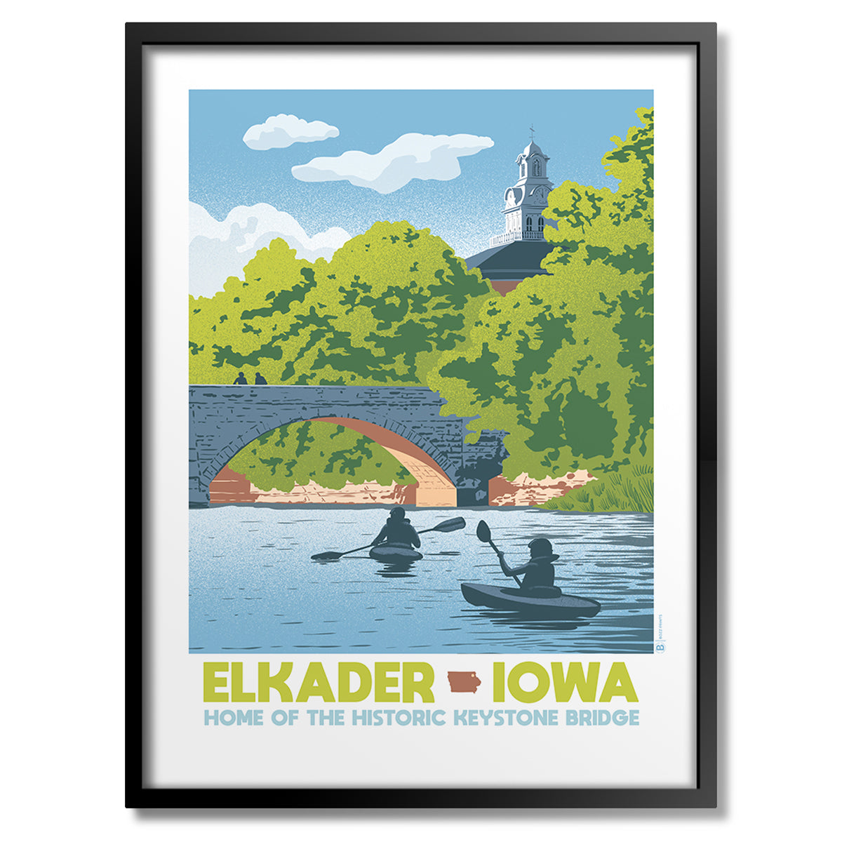 Elkader Keystone Bridge Print - Bozz Prints