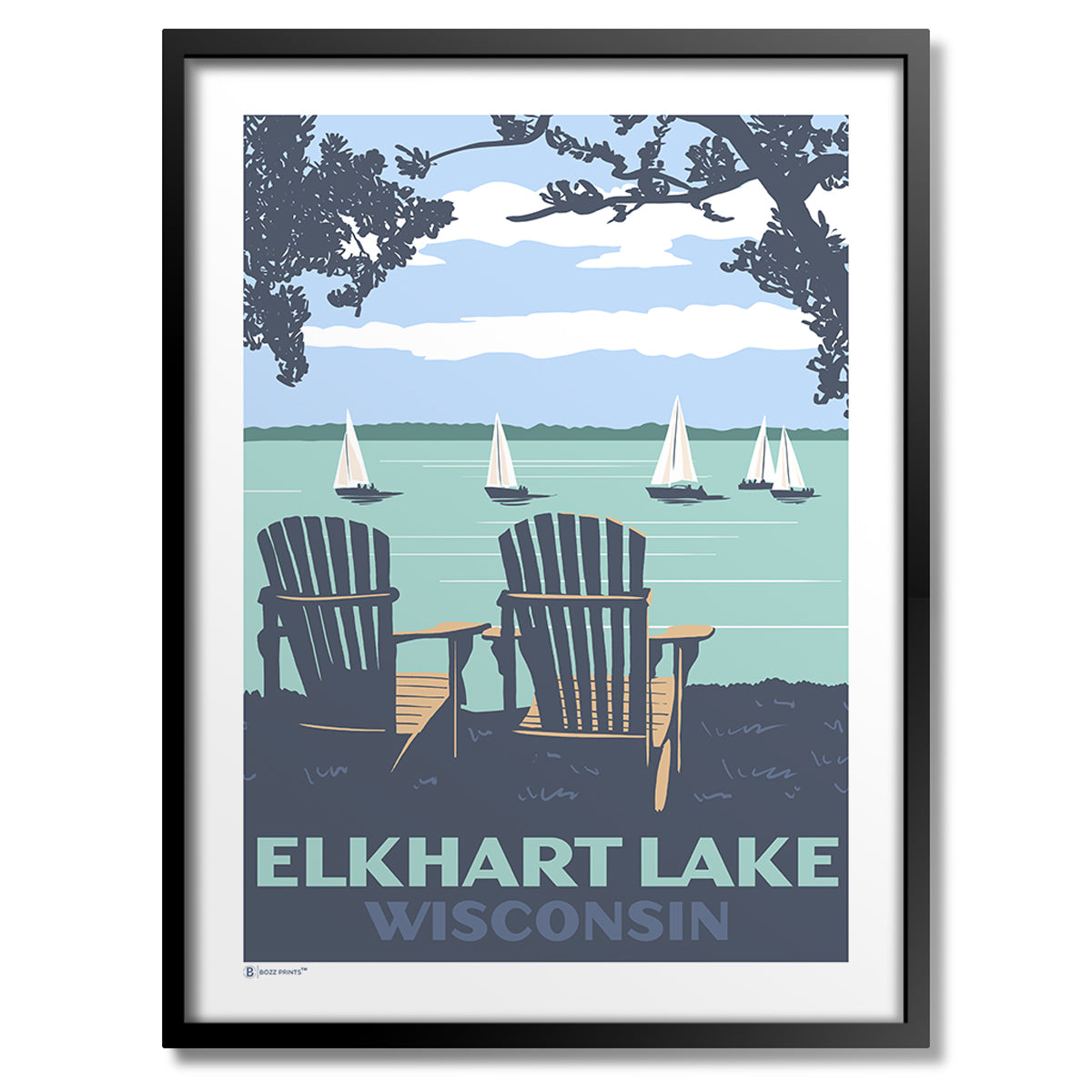 Elkhart Lake Wisconsin Print