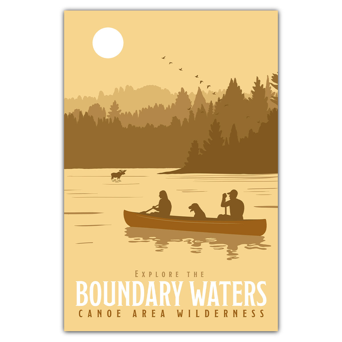 Explore Boundary Waters Postcard - Bozz Prints