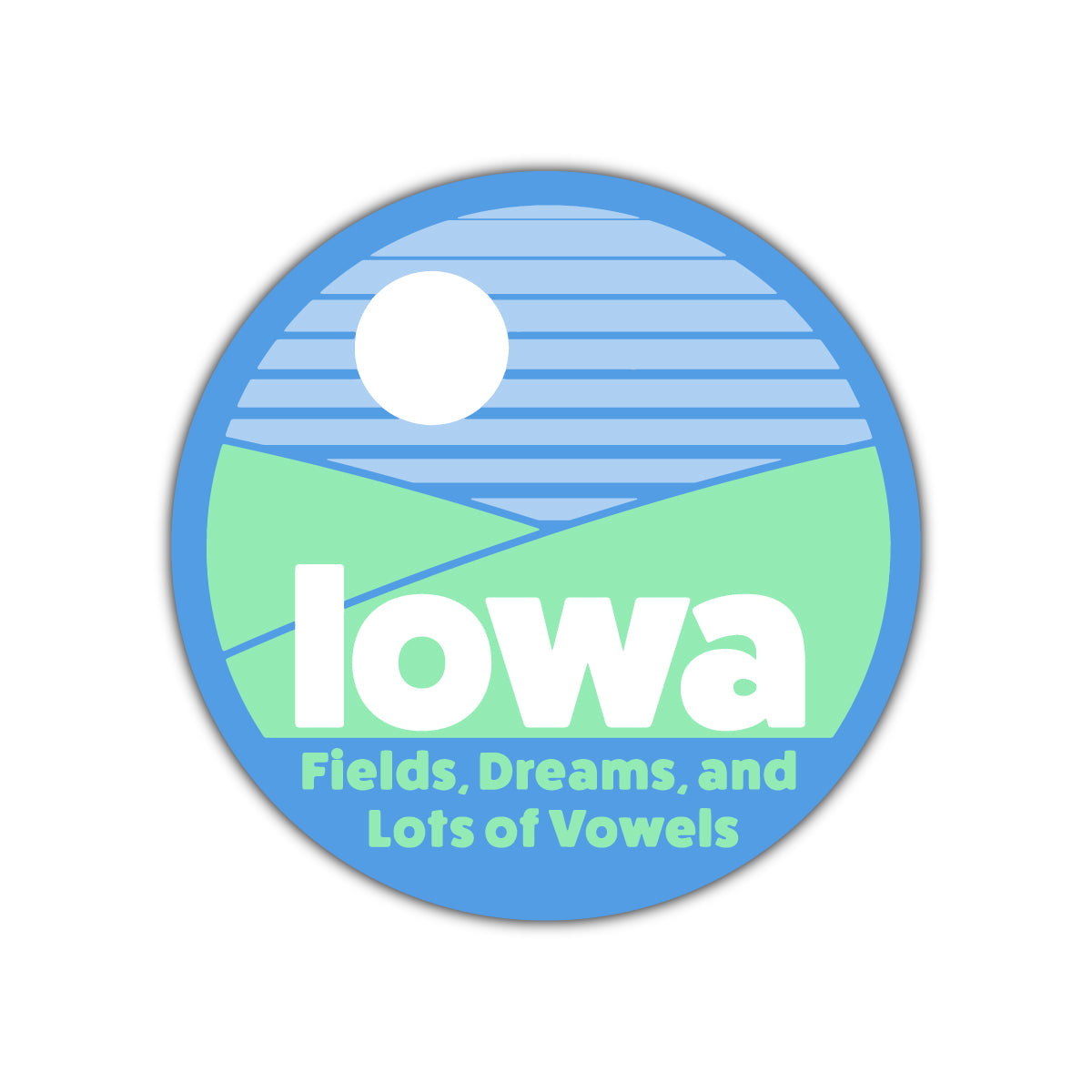 Iowa Fields, Dreams, and Lots of Vowels - Bozz Prints