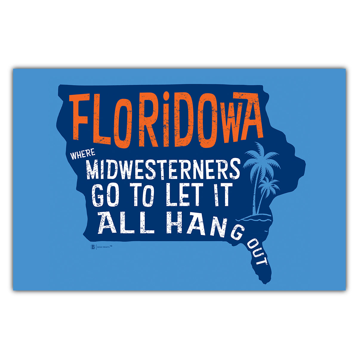 Floridowa Postcard - Bozz Prints