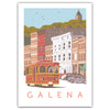 Galena Main Street Greeting Card - Bozz Prints