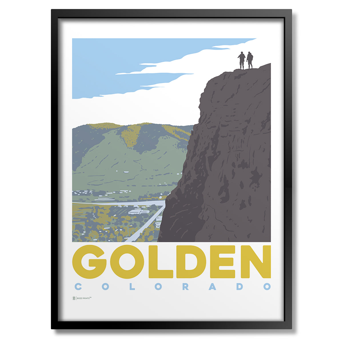 Golden South Table Mountain Print