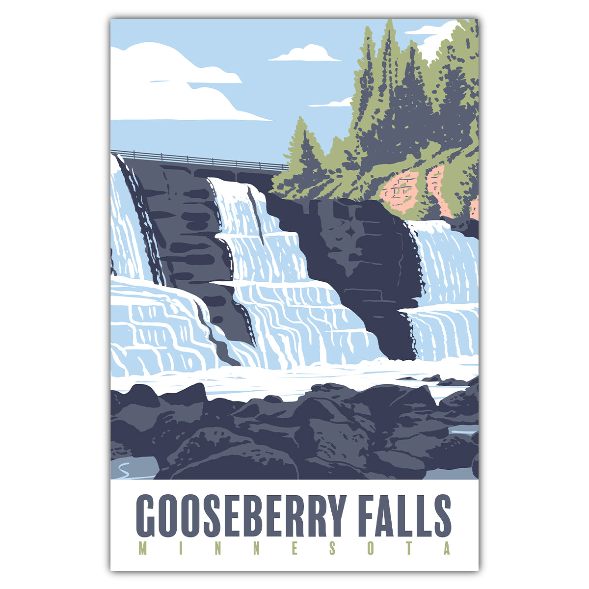 Gooseberry Falls Postcard