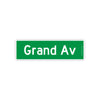 Grand Avenue - Des Moines Street Signs - Bozz Prints