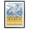 Grand Teton National Park Horseback Print - Bozz Prints