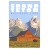 Grand Teton National Park Mormon Row Postcard - Bozz Prints