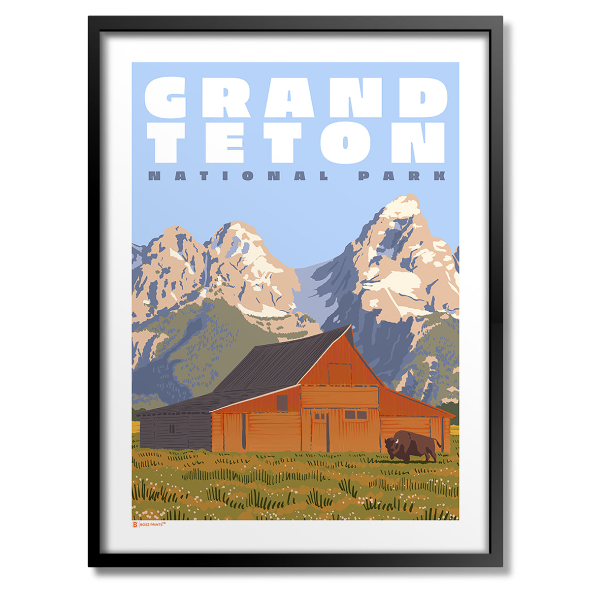 Grand Teton National Park Mormon Row Print - Bozz Prints