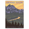 Grand Teton National Park Snake River Overlook Postcard - Bozz Prints