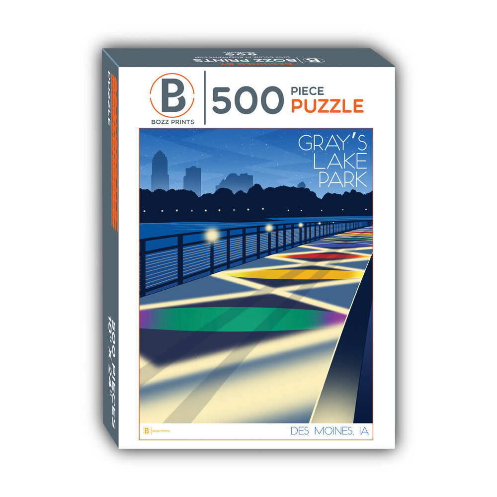 Gray's Lake Park Jigsaw Puzzle - Bozz Prints