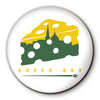 Green Bay Football Round Coaster - Bozz Prints