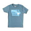 Hawaii Backwards is Iiawah Kids Ocean Blue T-Shirt - Bozz Prints