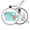 Hawaii Backwards is Iiawah Holiday Ornament - Bozz Prints