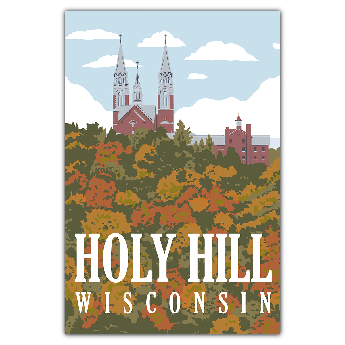 Holy Hill Wisconsin Postcard