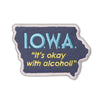 I.O.W.A. It&#39;s Okay With Alcohol Patch - Bozz Prints