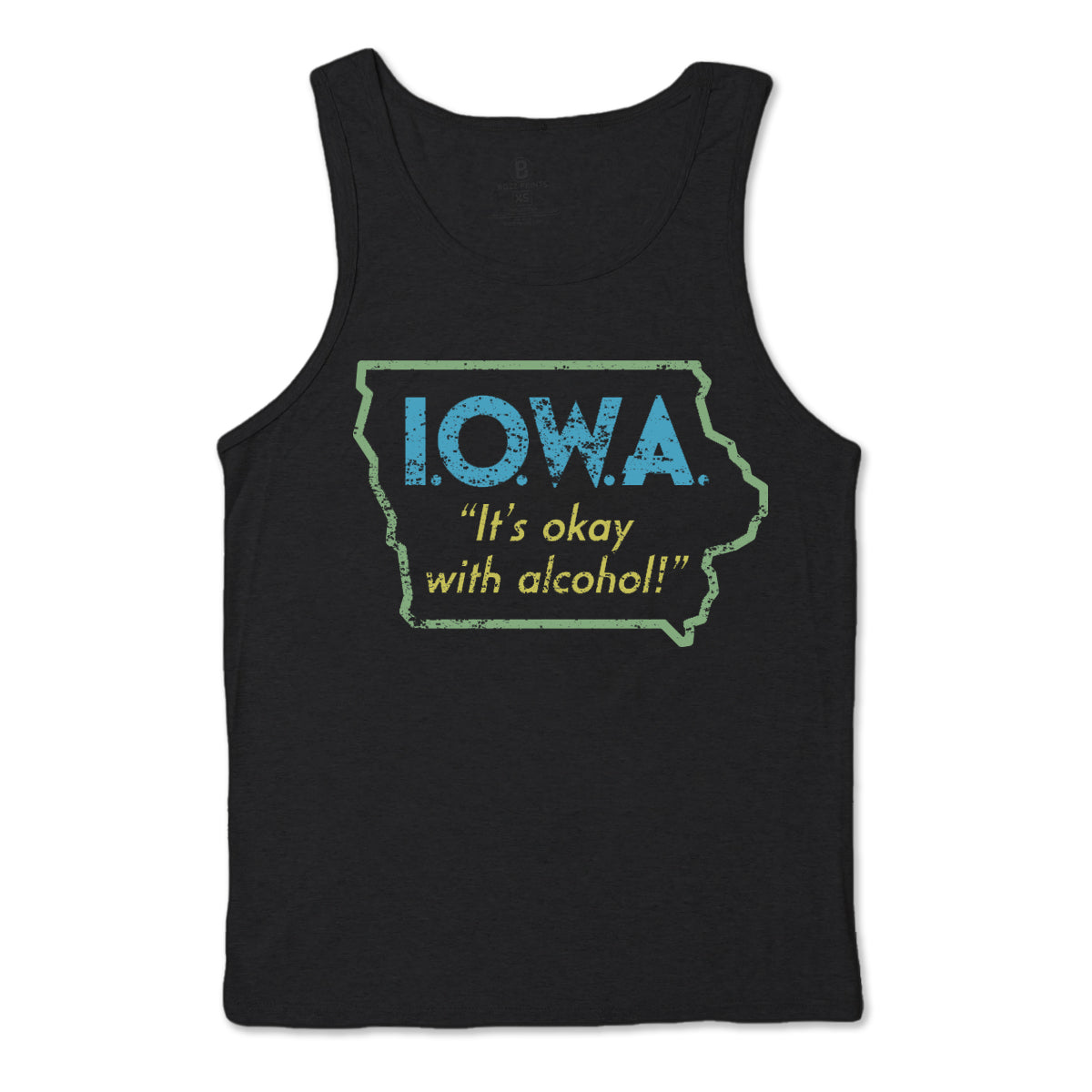 I.O.W.A It's Ok With Alcohol Tank Top - Bozz Prints