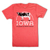 Iowa Does a Body Good T-Shirt - Bozz Prints