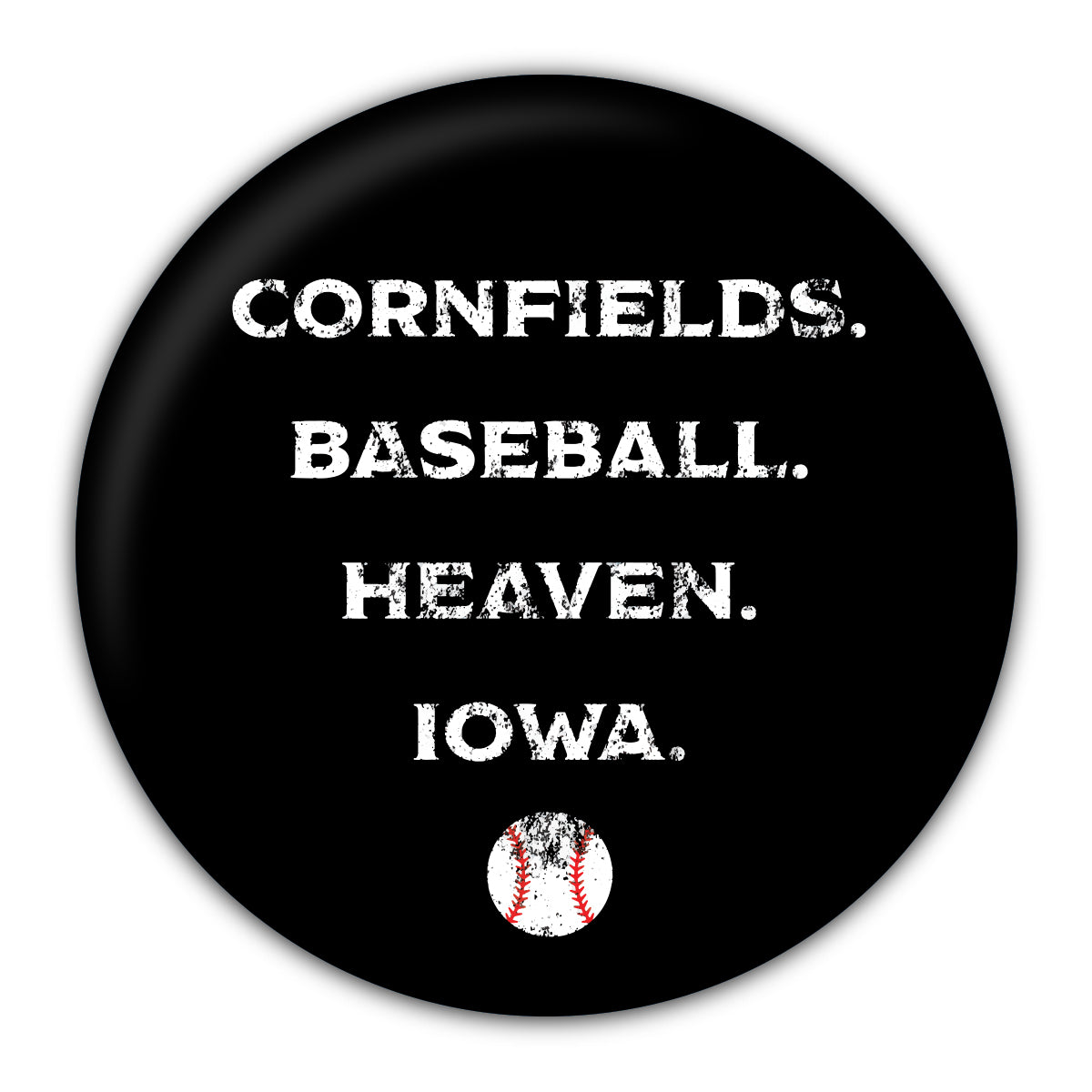 Iowa Baseball Heaven Coaster - Bozz Prints