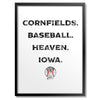 Iowa Baseball Heaven Print - Bozz Prints