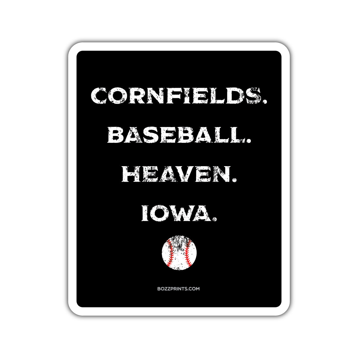 Iowa Baseball Heaven - Bozz Prints