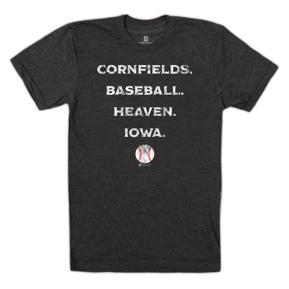 Iowa Baseball Heaven T-Shirt - Bozz Prints
