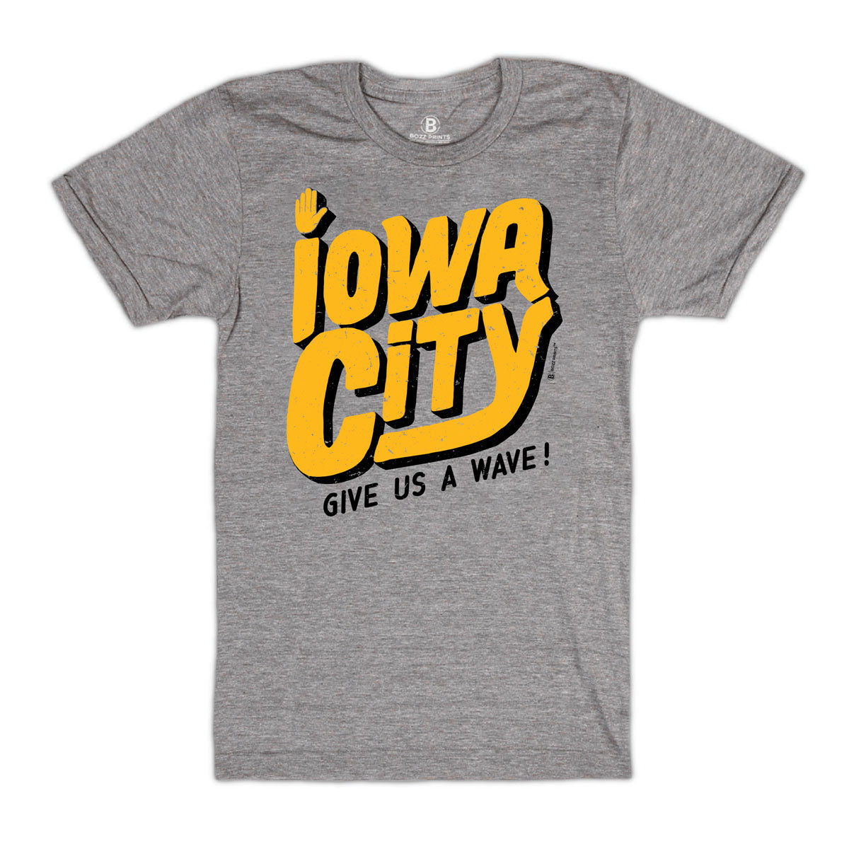 Iowa City Give Us A Wave T-Shirt - Bozz Prints