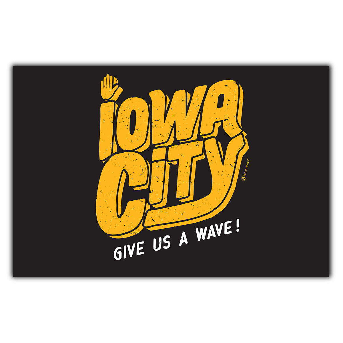 Iowa City Give Us A Wave Postcard - Bozz Prints