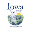 Iowa Come for the Fields Greeting Card - Bozz Prints