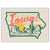Iowa Desert Greeting Card - Bozz Prints
