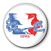 Iowa Flag Round Coaster - Bozz Prints