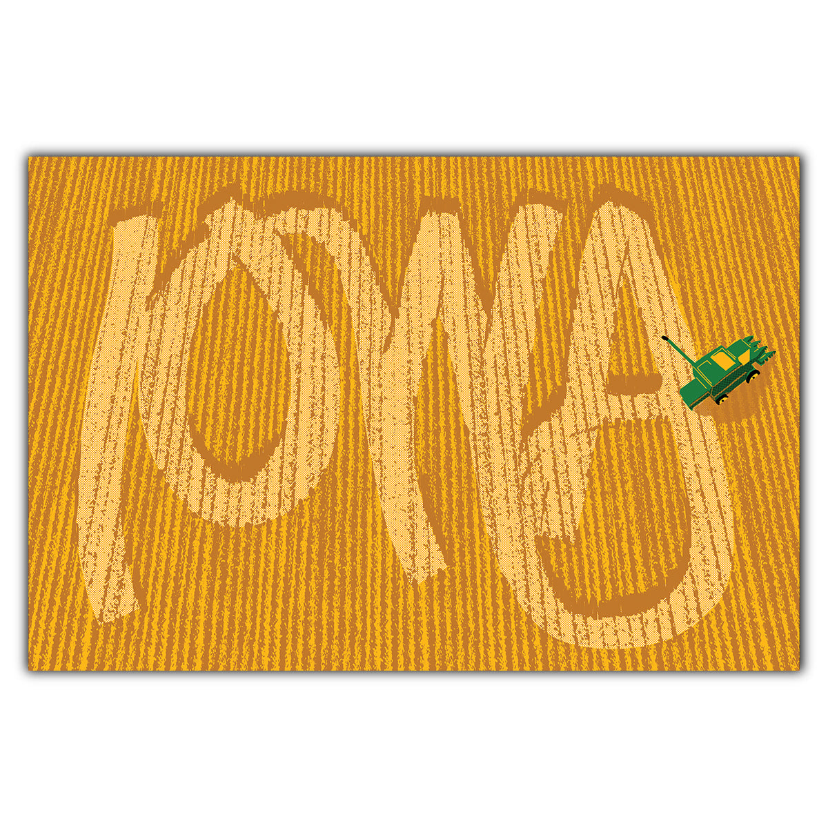 Iowa Harvest Postcard - Bozz Prints